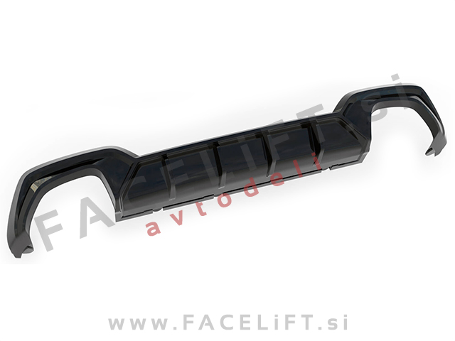 Difuzor črni sijaj BMW 3 G20 G21 M-Pack 19-22