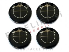 BMW emblemi za platišča 68mm črni