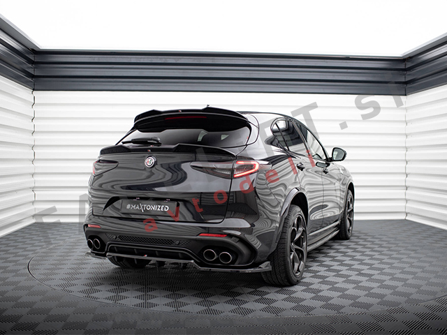 Strešni spojler črni sijaj Alfa Romeo Stelvio 17-20