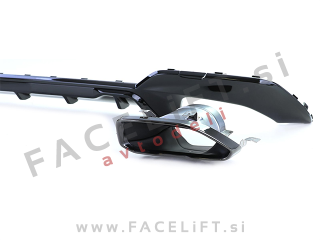 BMW G20 G21 M-Pack 19-22 difuzor z nastavki za izpuh M-Performance 340 izgled