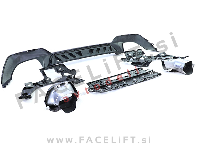 BMW G20 G21 M-Pack 19-22 difuzor z nastavki za izpuh M-Performance 340 izgled