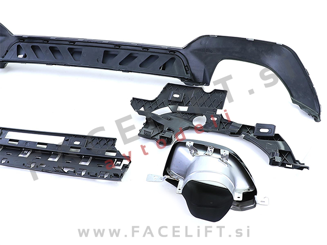 BMW G20 G21 M-Pack 19-22 difuzor z nastavki za izpuh M-Performance 340 izgled