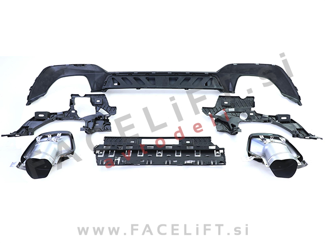 BMW G20 G21 M-Pack 19-22 difuzor z nastavki za izpuh M-Performance 340 izgled