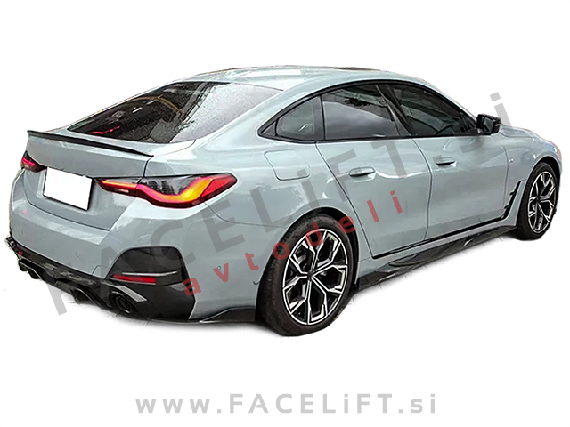 Spojler za prtljažnik črni sijaj BMW 4 Gran Coupe G26 21- 