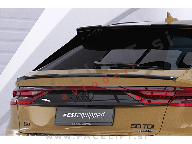 Spojler za prtljažnik črni mat Audi Q8 SUV 4M 18-