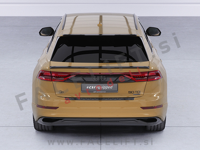 Spojler za prtljažnik črni mat Audi Q8 SUV 4M 18-