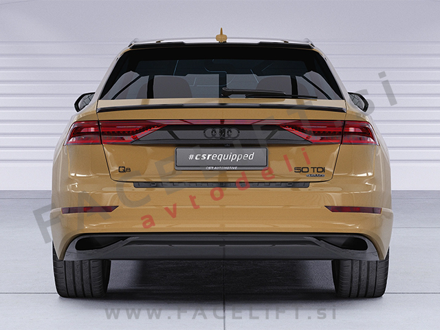 Spojler za prtljažnik črni mat Audi Q8 SUV 4M 18-