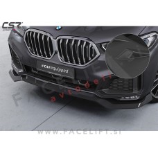 Podaljšek sprednjega odbijača črni mat BMW X6 G06 19-23