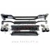 Difuzor z nastavki za izpuh črni sijaj BMW X4 G02 M-Pack 18-21