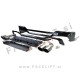 Difuzor z nastavki za izpuh črni sijaj BMW X4 G02 M-Pack 18-21