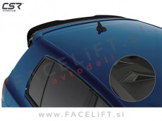 Strešni spojler karbon mat VW Golf 6 GTD GTI R R-Line 08-12 Strešni spojler karbon mat VW Golf 6 GTD GTI R R-Line 08-12