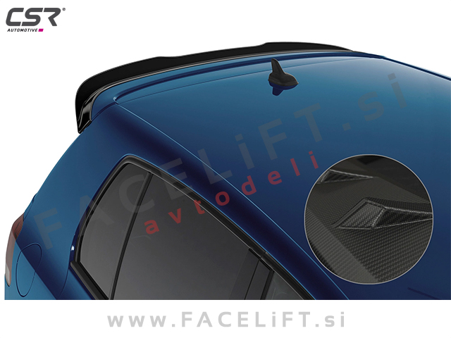 Strešni spojler karbon mat VW Golf 6 GTD GTI R R-Line 08-12