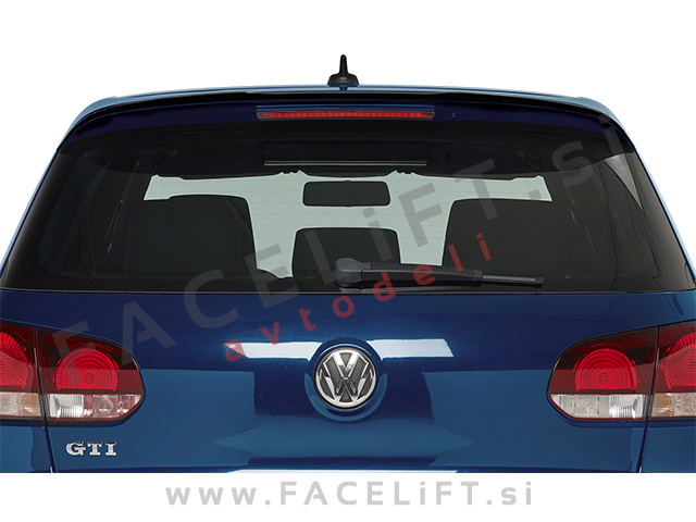 Strešni spojler karbon mat VW Golf 6 GTD GTI R R-Line 08-12