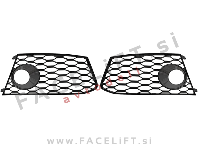 Mreže sprednjega RS odbijača Audi A6 C7 4G 11-18