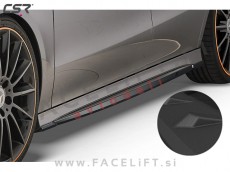 Podaljški pragov črni mat Mercedes CLA C118 X118 AMG Line 19-