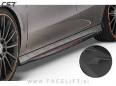 Podaljški pragov črni mat Mercedes CLA C118 X118 AMG Line 19-