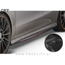 Podaljški pragov karbon sijaj Mercedes CLA C118 X118 AMG Line 19-