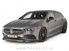 Podaljški pragov karbon mat Mercedes CLA C118 X118 AMG Line 19-
