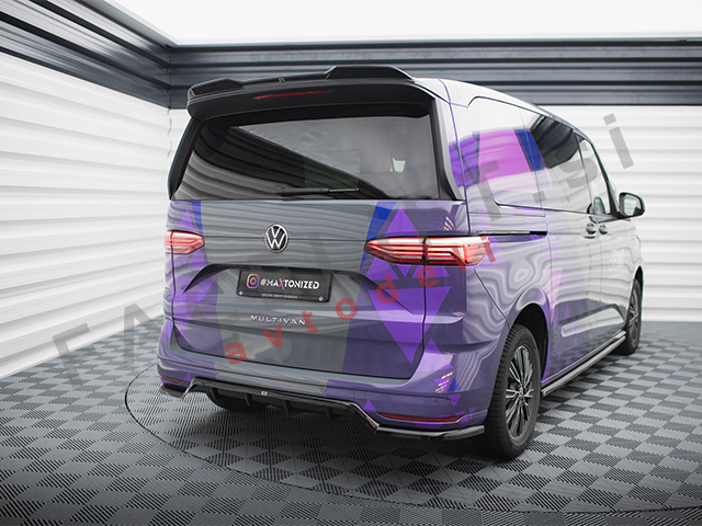 Podaljšek zadnjega odbijača črni sijaj VW T7 Multivan 21-