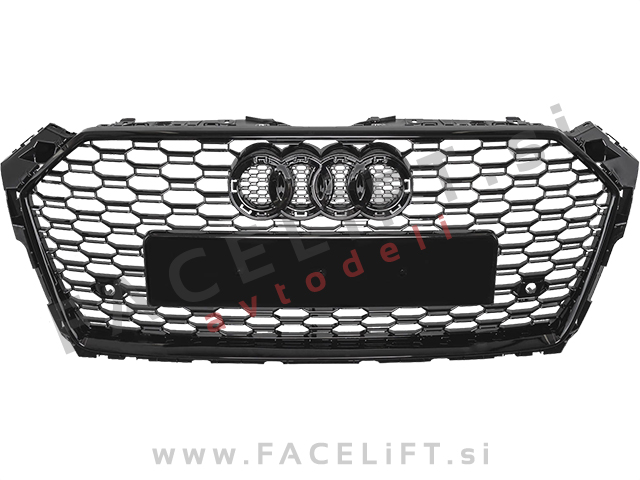 Audi A5 B9 F5 16-19 maska RS izgled črna sijaj