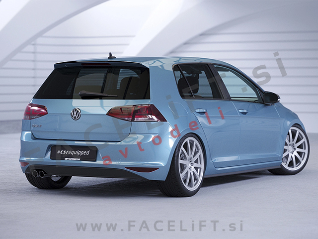 Strešni spojler črni mat VW Golf 7 Hatchback 12-20