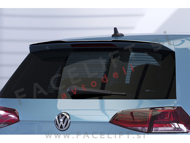Strešni spojler črni sijaj VW Golf 7 Hatchback 12-20