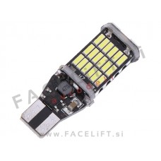 LED žarnica T15 (W16W) 45x SMD (4014) CANBUS 12V