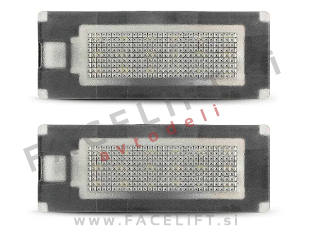 LED osvetlitev registrske tablice z ohišjem Fiat Ducato 06-