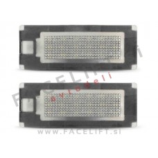 LED osvetlitev registrske tablice z ohišjem Peugeot Boxer 06-
