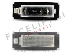 LED osvetlitev registrske tablice z ohišjem Peugeot Boxer 06-