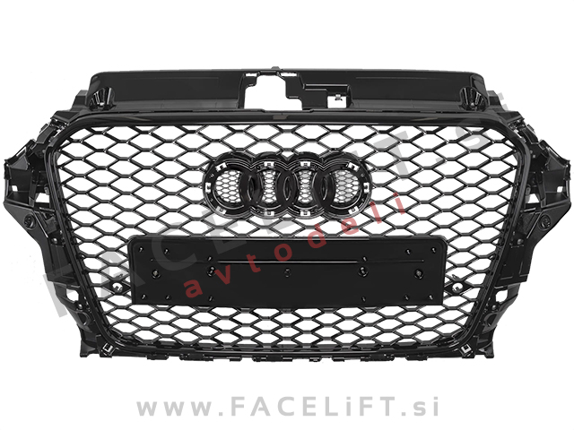 Maska RS izgled črna sijaj Audi A3 8V 12-16