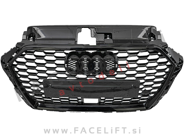 Maska RS izgled črna sijaj Audi A3 8V 16-20