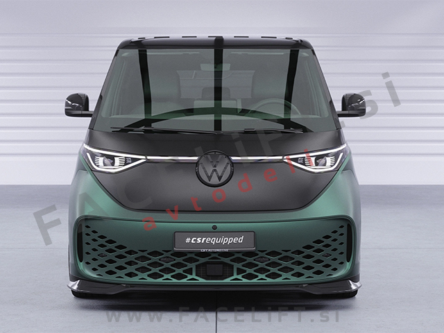 Podaljšek sprednjega odbijača črni mat VW ID. Buzz 22-