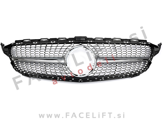 Maska Diamond Silver brez kamere Mercedes C A205 C205 S205 W205 18-21