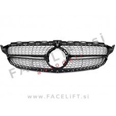 Maska Diamond Black z kamero Mercedes C A205 C205 S205 W205 18-21