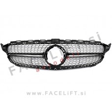 Maska Diamond Black brez kamere Mercedes C A205 C205 S205 W205 18-21 Maska Diamond Black brez kamere Mercedes C A205 C205 S205 W205 18-21