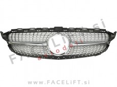 Maska Diamond Silver brez kamere Mercedes C A205 C205 S205 W205 14-18