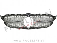 Maska Diamond Silver z kamero Mercedes C A205 C205 S205 W205 14-18
