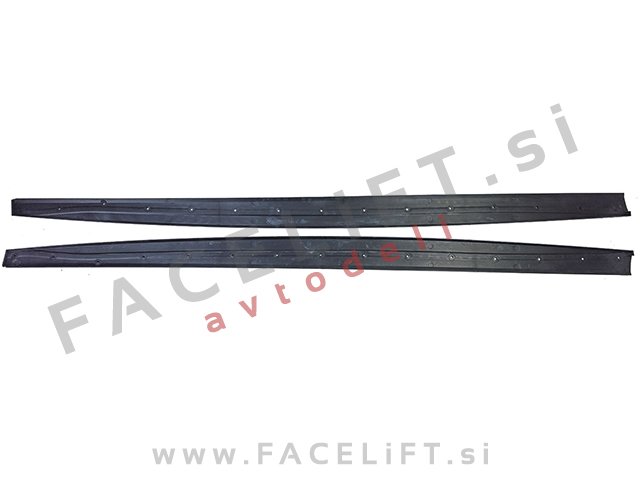 Podaljški pragov M-Performance izgled črni sijaj BMW 4 F32 F33 F36 13-21