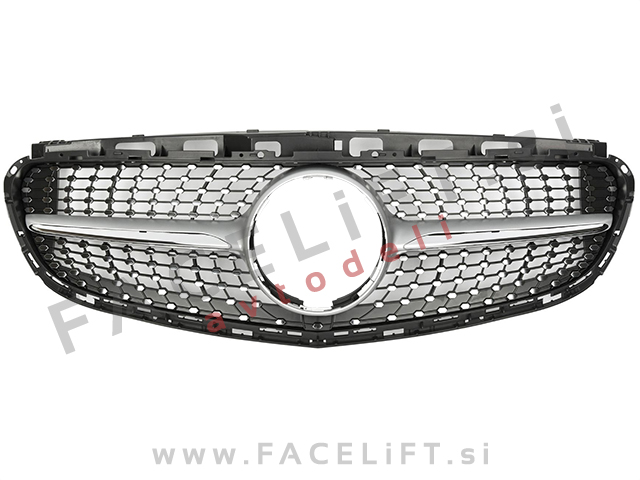 Maska Diamond Silver Mercedes E S212 W212 13-16