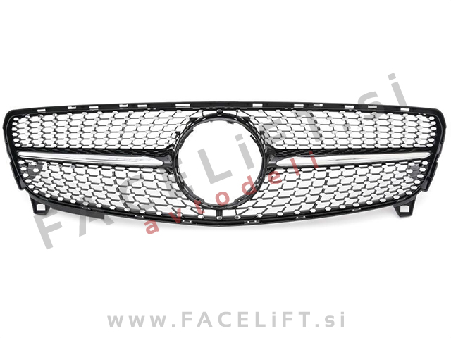 Maska Diamond Black Mercedes A W176 15-18