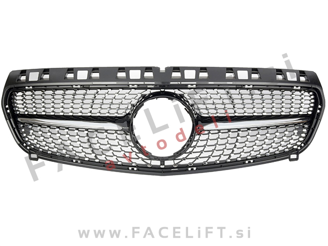 Maska Diamond Black Mercedes A W176 12-15