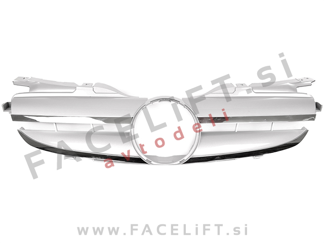 Maska CL izgled srebrna mat kromirana sijaj Mercedes SLK R170 96-04