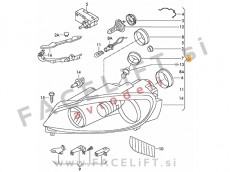 VW Golf 6 5K 08-12 žaromet desni