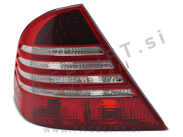 Zadnje LED luči rdeče bele Mercedes S W220 98-05 Zadnje LED luči rdeče bele Mercedes S W220 98-05