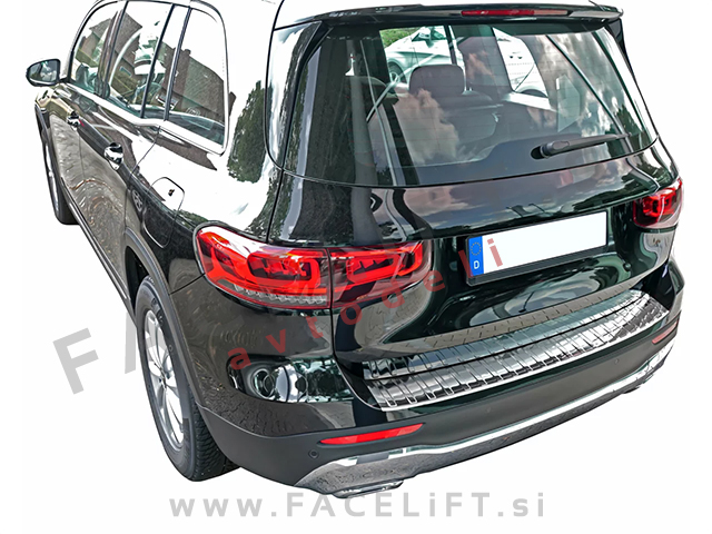 Zaščita zadnjega odbijača kromirana sijaj Mercedes GLB X247 19-