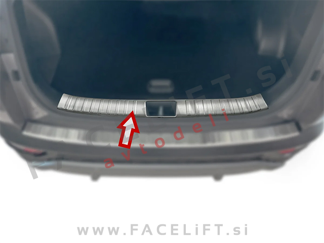 Zaščita zadnjega odbijača notranja srebrna mat Hyundai Tucson NX4 2020-