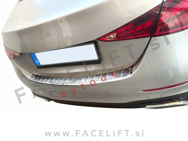 Zaščita zadnjega odbijača kromirana Mercedes C Limuzina W206 21-