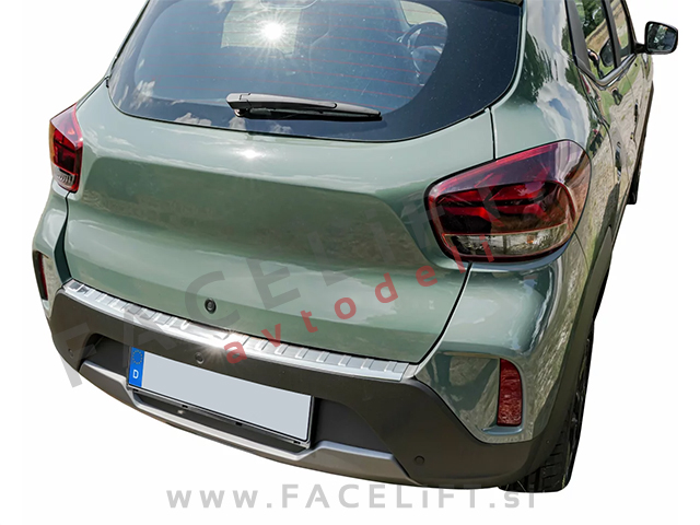 Zaščita zadnjega odbijača kromirana Dacia Spring 22-