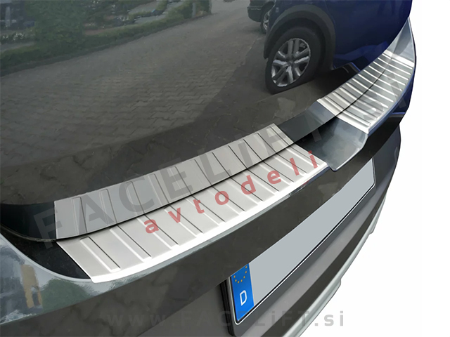 Zaščita zadnjega odbijača srebrna mat Dacia Sandero 21-